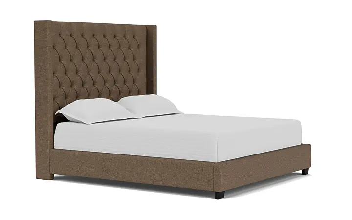 Westerly Upholstered Bed in Brown